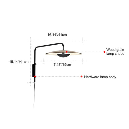 Modern Swing Arm Umbrella Wall Sconces Lamp