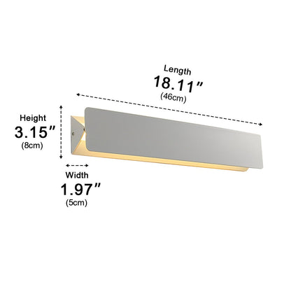 Modern Touch Strip Up and Down LED Wall Sconces