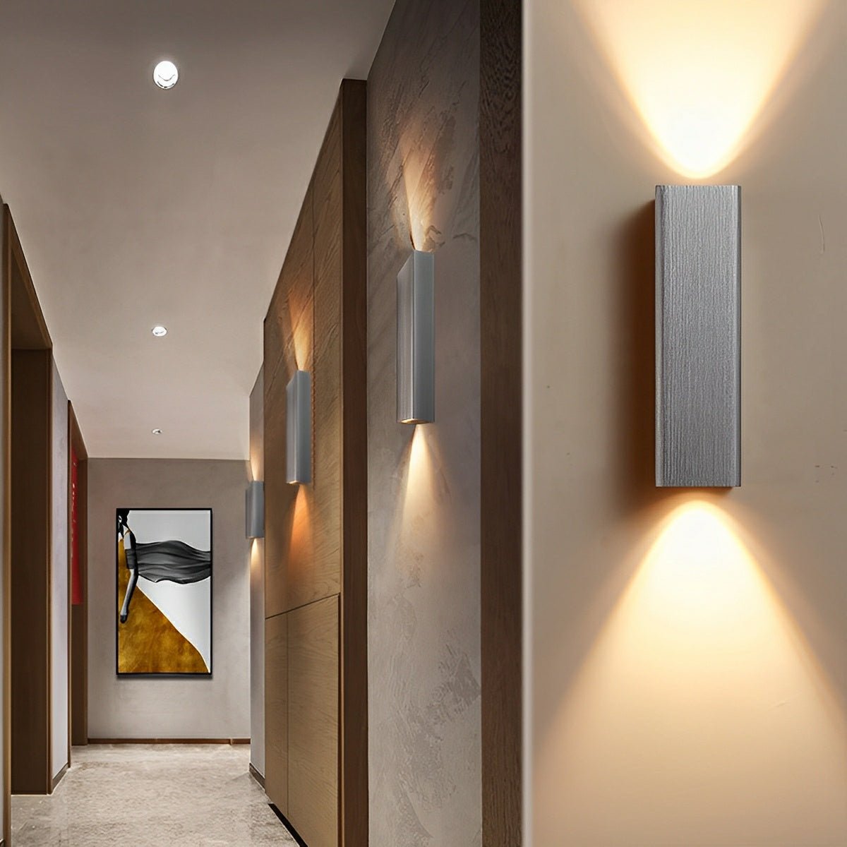 Modern Up&Down COB Long Strip Indoor Wall Sconces - Flare Shack