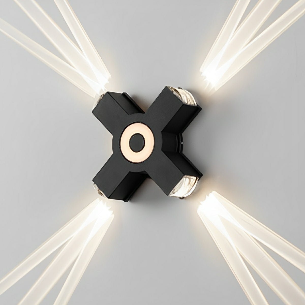 Modern Waterproof Black Outdoor LED Wall Lights Spotlights - Flare Shack