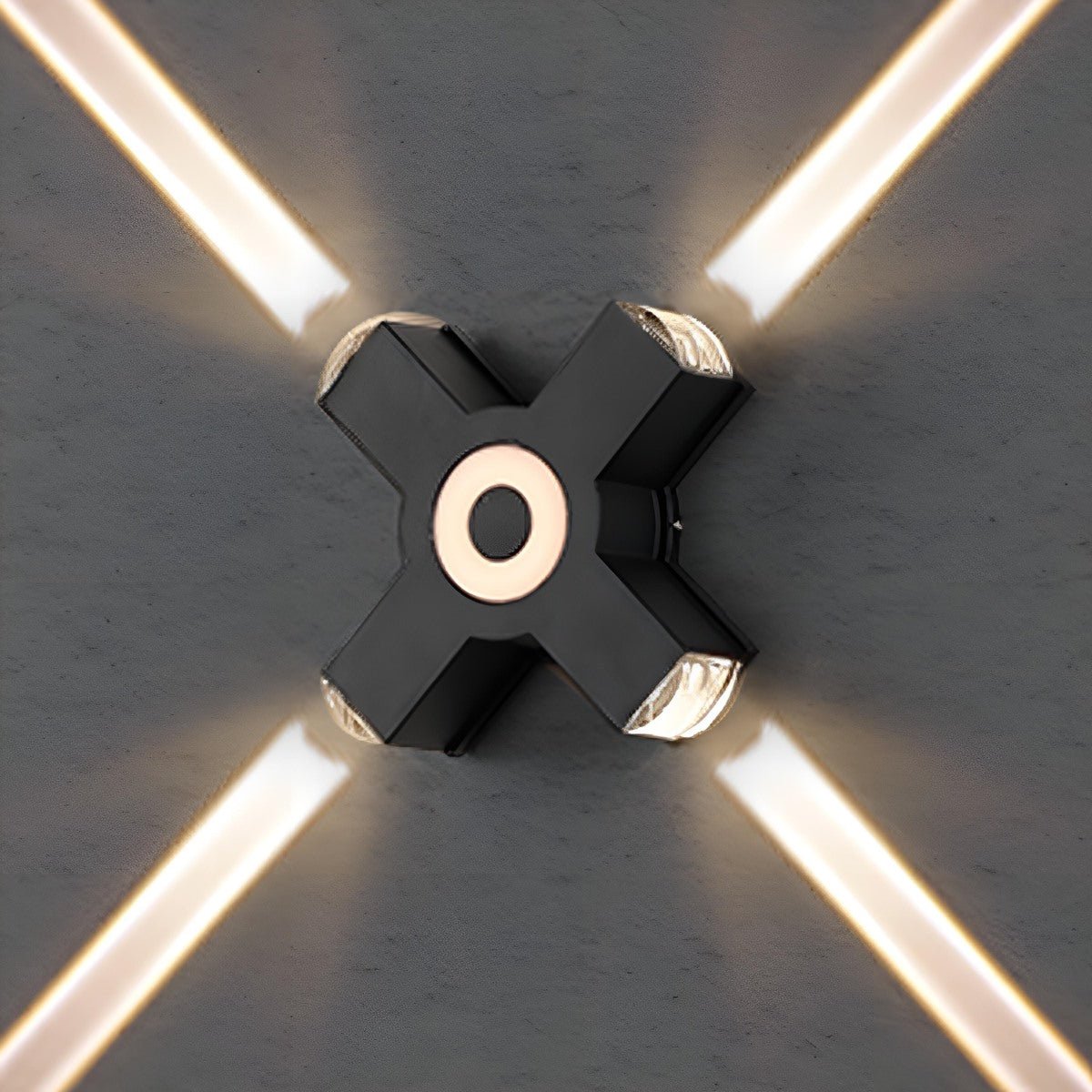 Modern Waterproof Black Outdoor LED Wall Lights Spotlights - Flare Shack