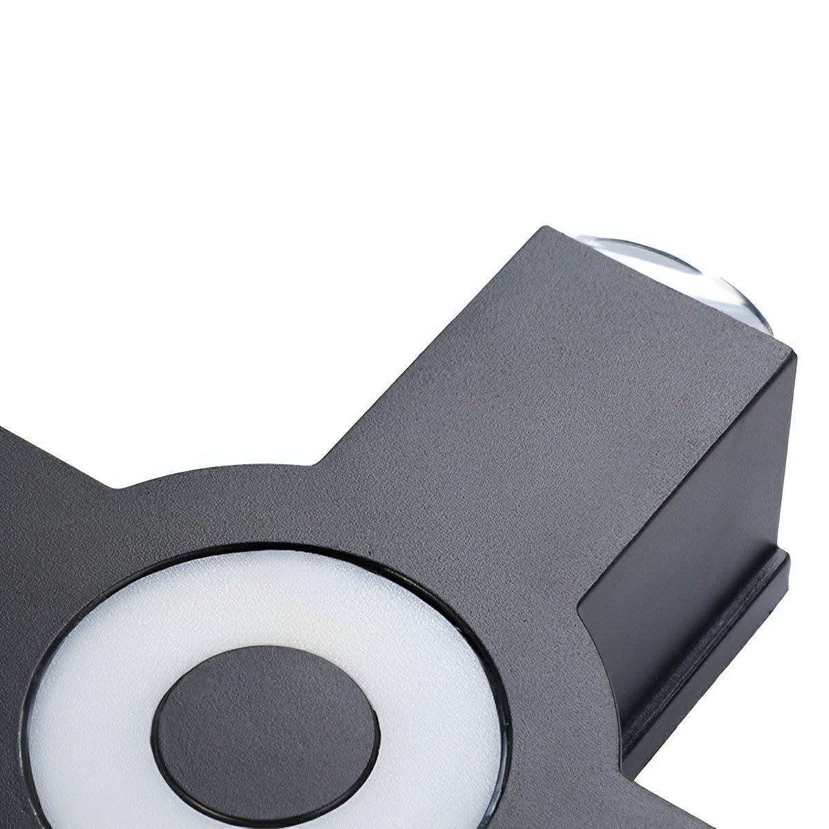 Modern Waterproof Black Outdoor LED Wall Lights Spotlights