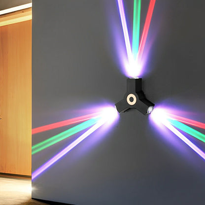 Modern Waterproof Black Outdoor LED Wall Lights Spotlights - Flare Shack