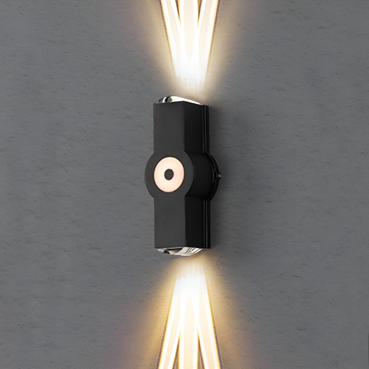 Modern Waterproof Black Outdoor LED Wall Lights Spotlights - Flare Shack