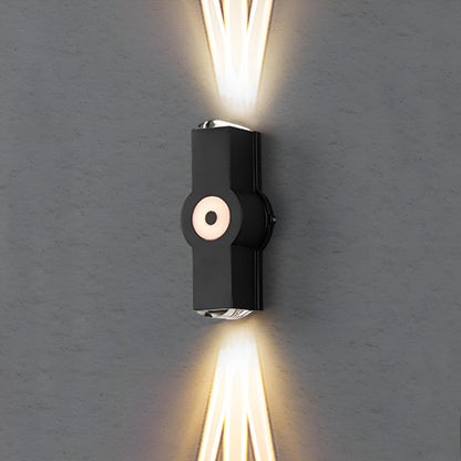 Modern Waterproof Black Outdoor LED Wall Lights Spotlights - Flare Shack
