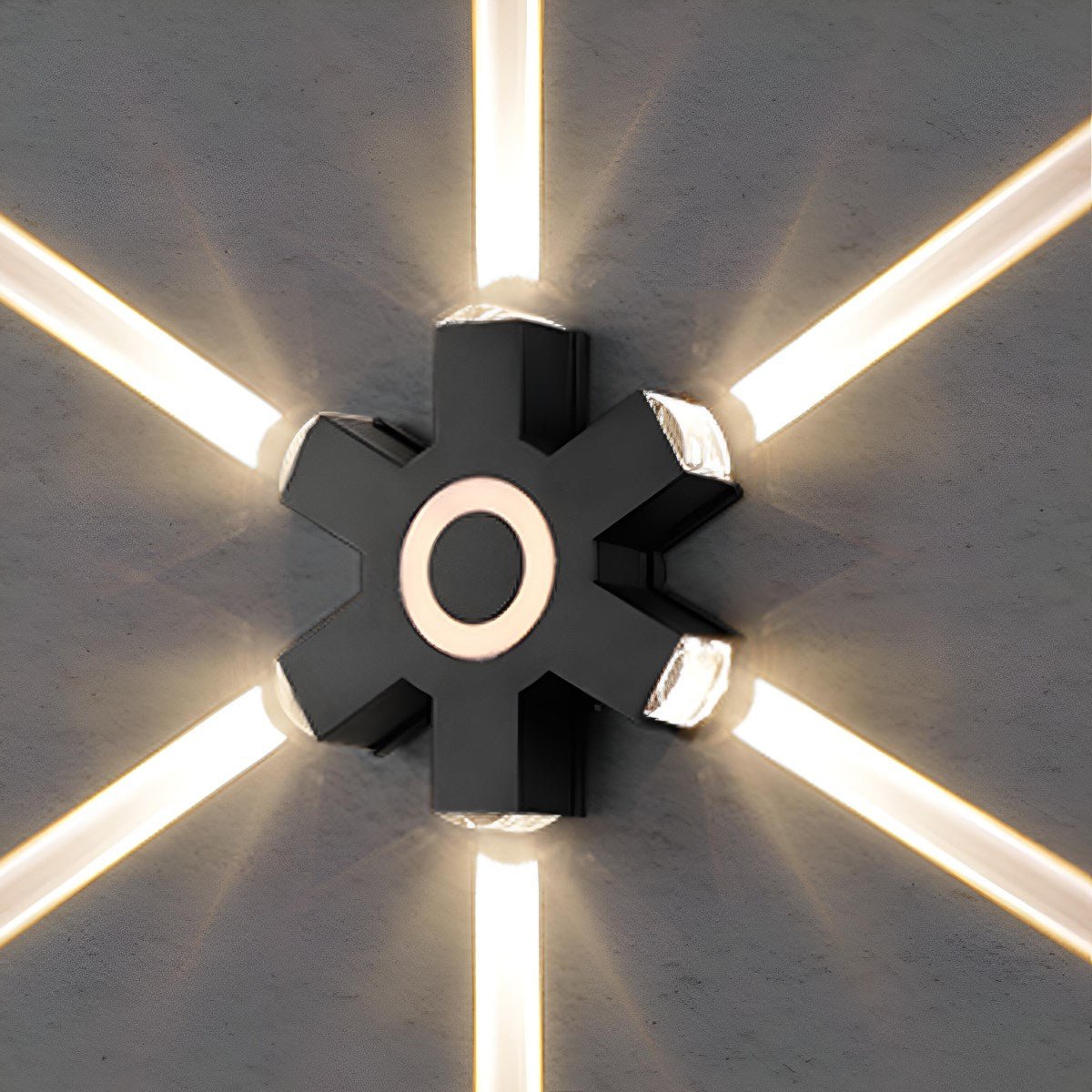 Modern Waterproof Black Outdoor LED Wall Lights Spotlights - Flare Shack