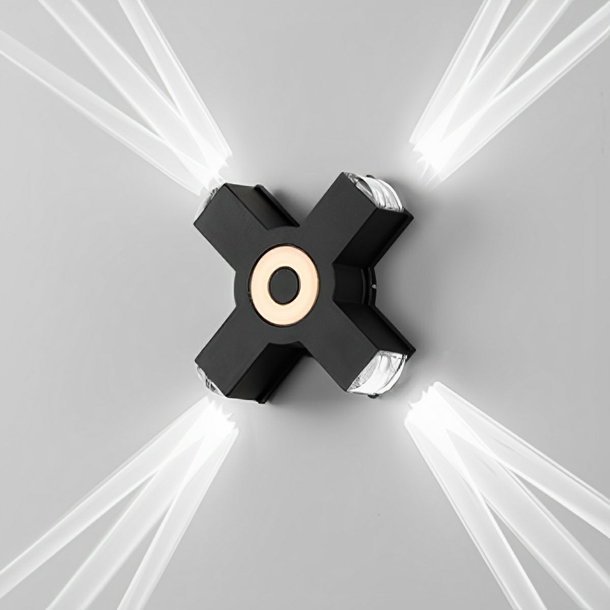 Modern Waterproof Black Outdoor LED Wall Lights Spotlights - Flare Shack