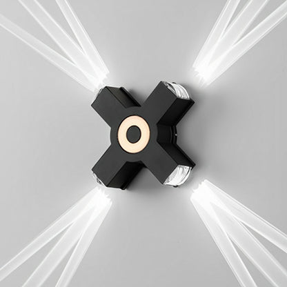 Modern Waterproof Black Outdoor LED Wall Lights Spotlights - Flare Shack