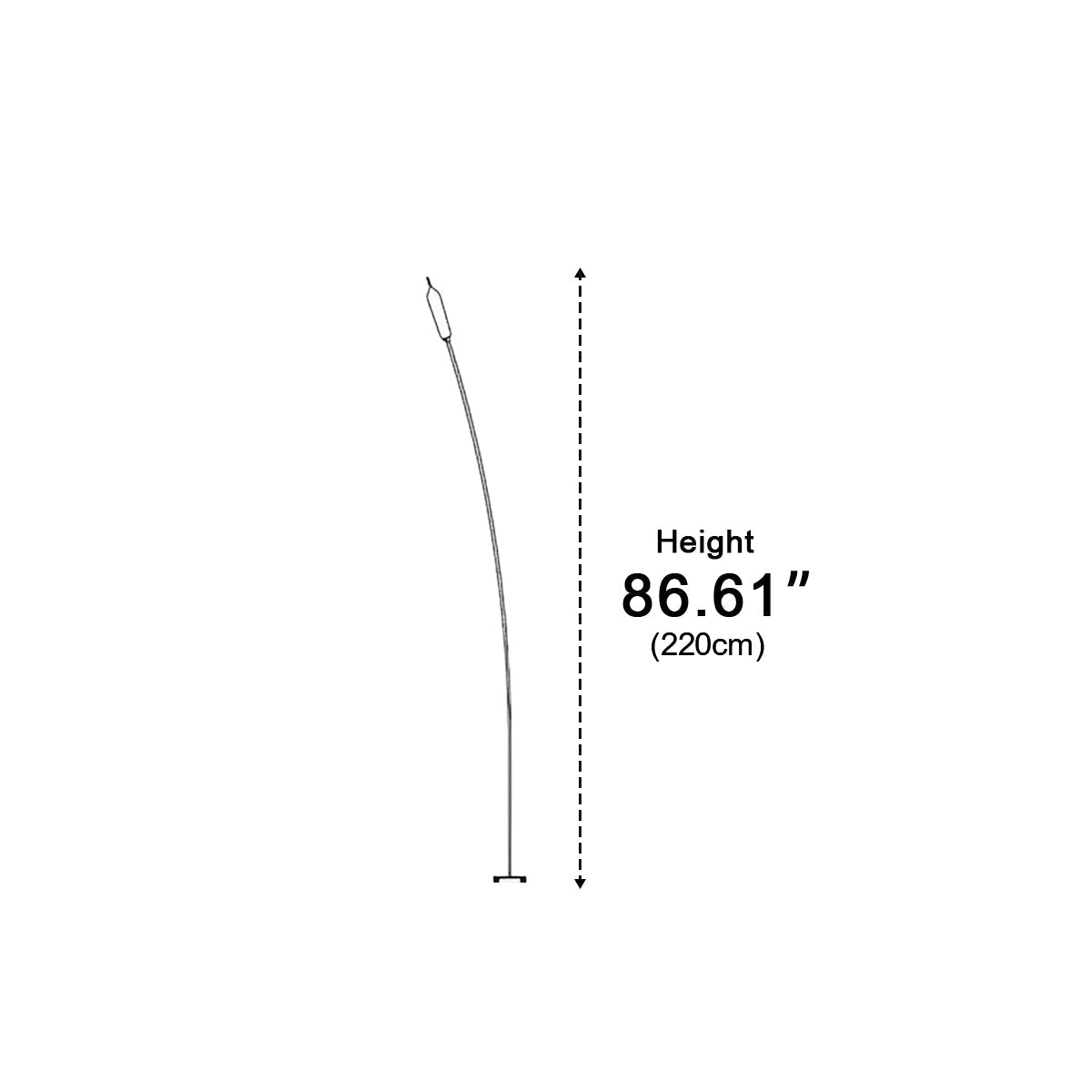 Modern Waterproof Cattail-Shaped LED Outdoor Landscape Pathway Lights