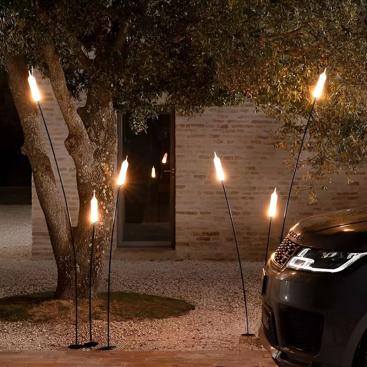 Modern Waterproof Cattail - Shaped LED Outdoor Landscape Pathway Lights - Flare Shack