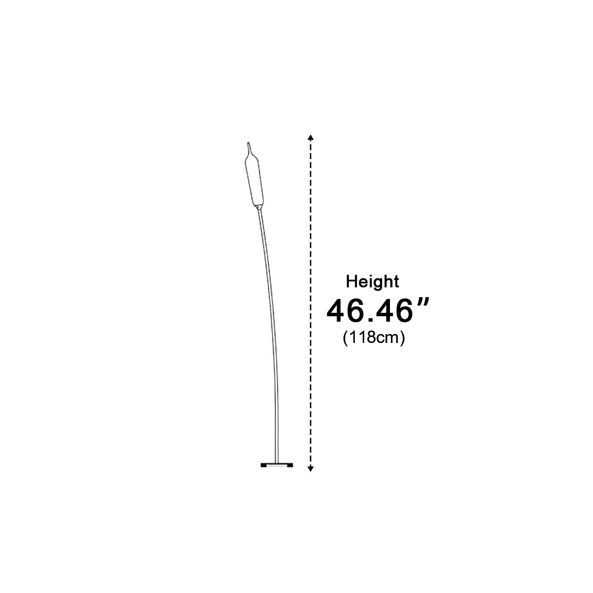 Modern Waterproof Cattail-Shaped LED Outdoor Landscape Pathway Lights