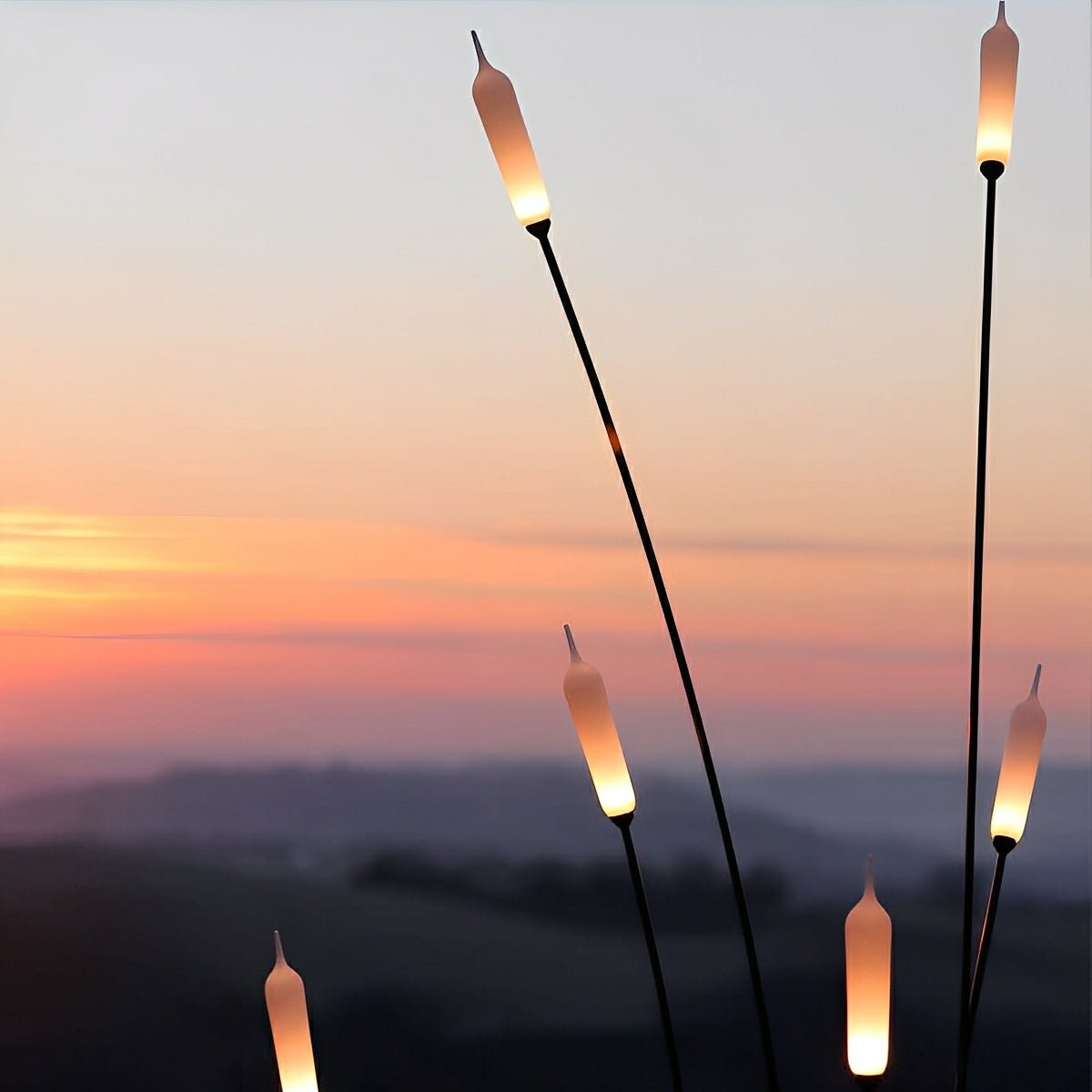 Modern Waterproof Cattail - Shaped LED Outdoor Landscape Pathway Lights - Flare Shack