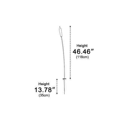 Modern Waterproof Cattail-Shaped LED Outdoor Landscape Pathway Lights