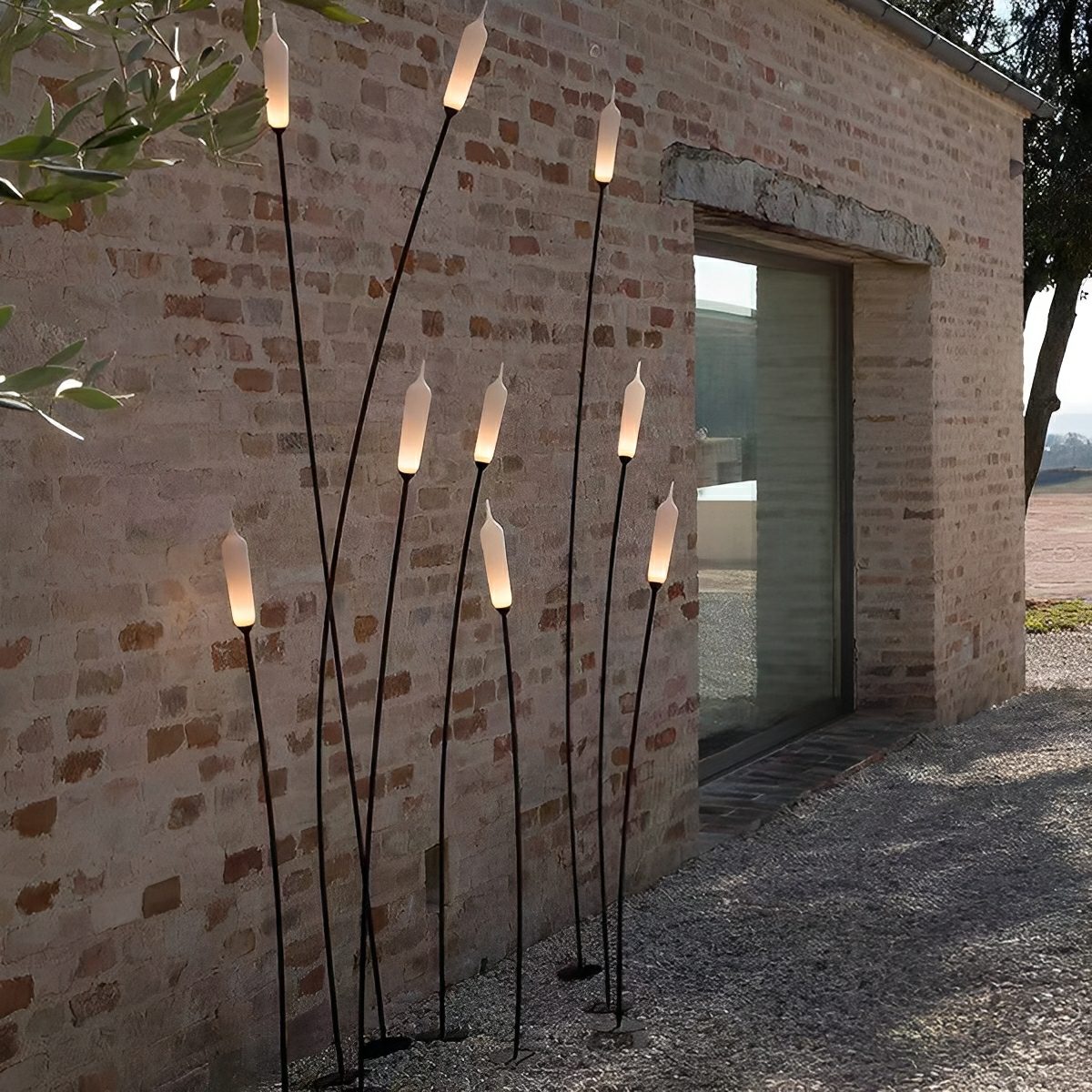 Modern Waterproof Cattail - Shaped LED Outdoor Landscape Pathway Lights - Flare Shack