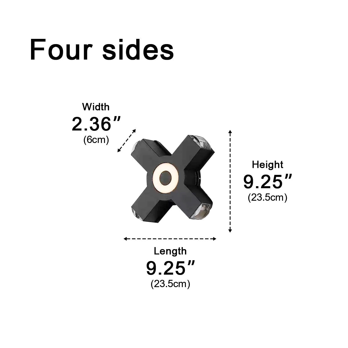 Modern Waterproof Colorful Outdoor LED Wall Lights