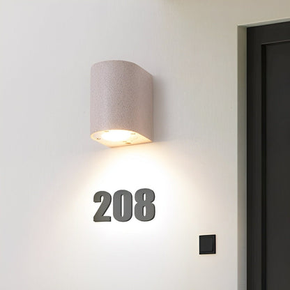 Modern Waterproof Cylinder Cement LED Outdoor Wall Lights - Flare Shack