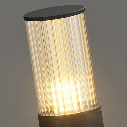 Modern Waterproof Cylinder Outdoor Garden LED Lawn Pillar Lights