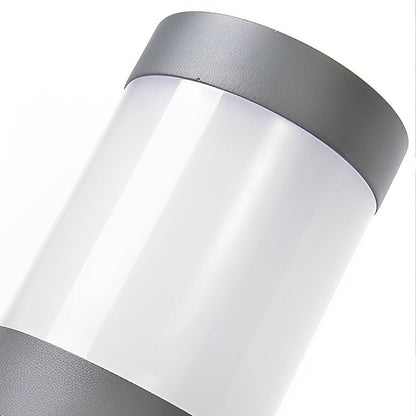 Modern Waterproof Cylinder Outdoor LED Lawn Pillar Lights
