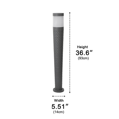 Modern Waterproof Cylinder Outdoor LED Lawn Pillar Lights