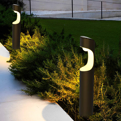 Modern Waterproof Geometric Outdoor LED Landscape Path Lights - Flare Shack