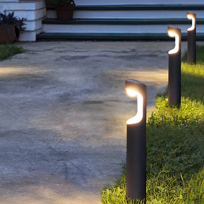 Modern Waterproof Geometric Outdoor LED Landscape Path Lights - Flare Shack