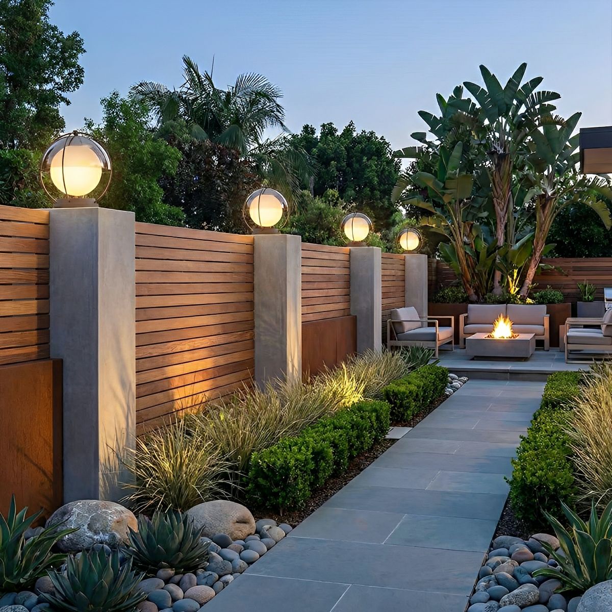 Modern Waterproof Globe Planet LED Outdoor Post Lights - Flare Shack