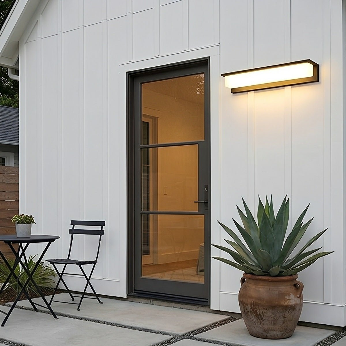 Modern Waterproof LED Long Strip Outdoor Porch Light