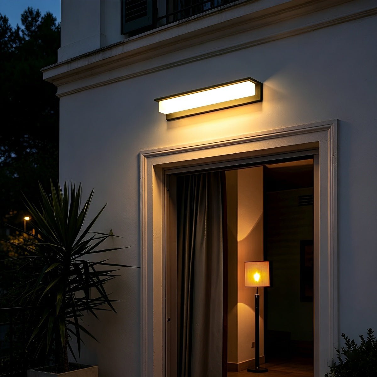 Modern Waterproof LED Long Strip Outdoor Porch Light - Flare Shack