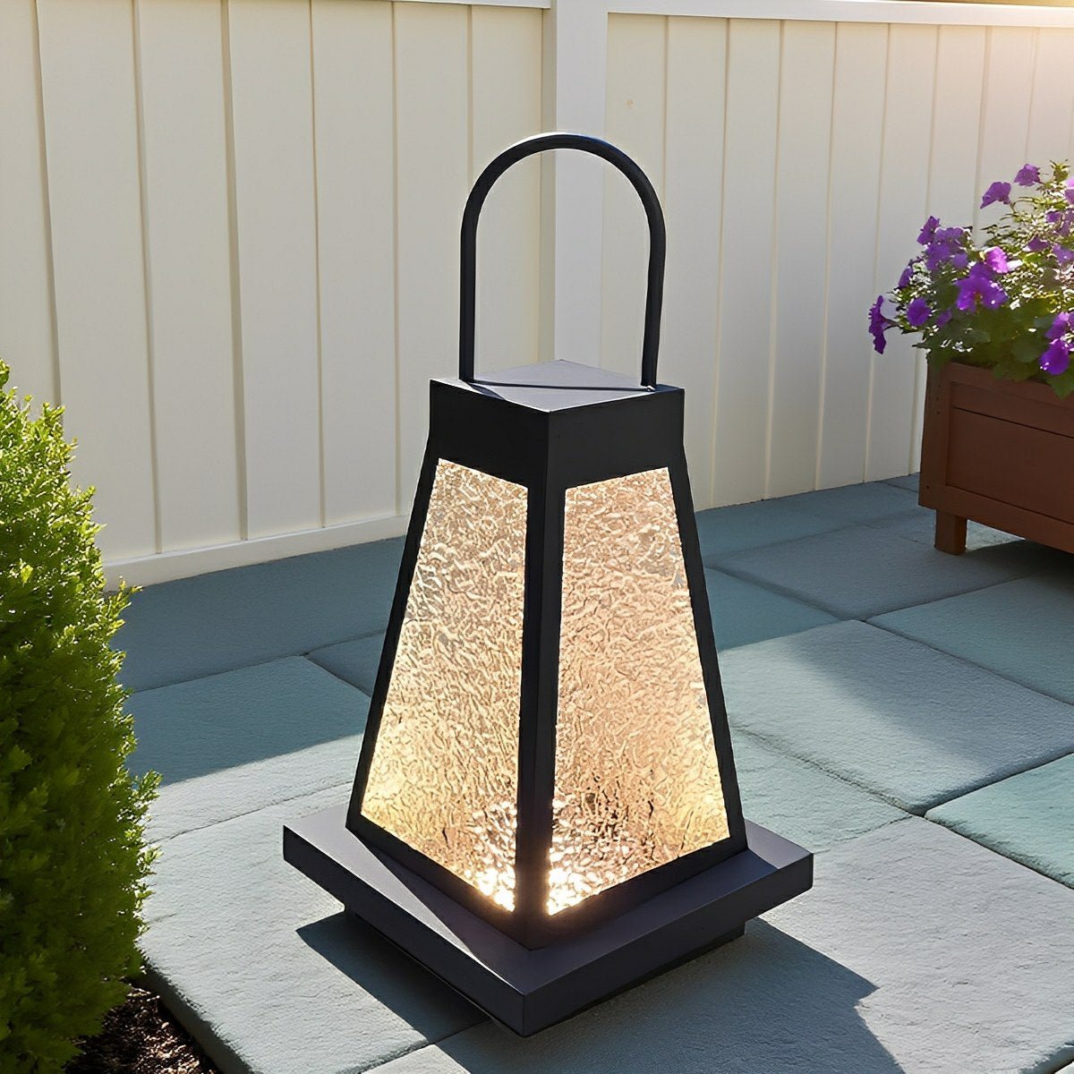 Modern Waterproof LED Outdoor Floor Lamp Lantern - Flare Shack