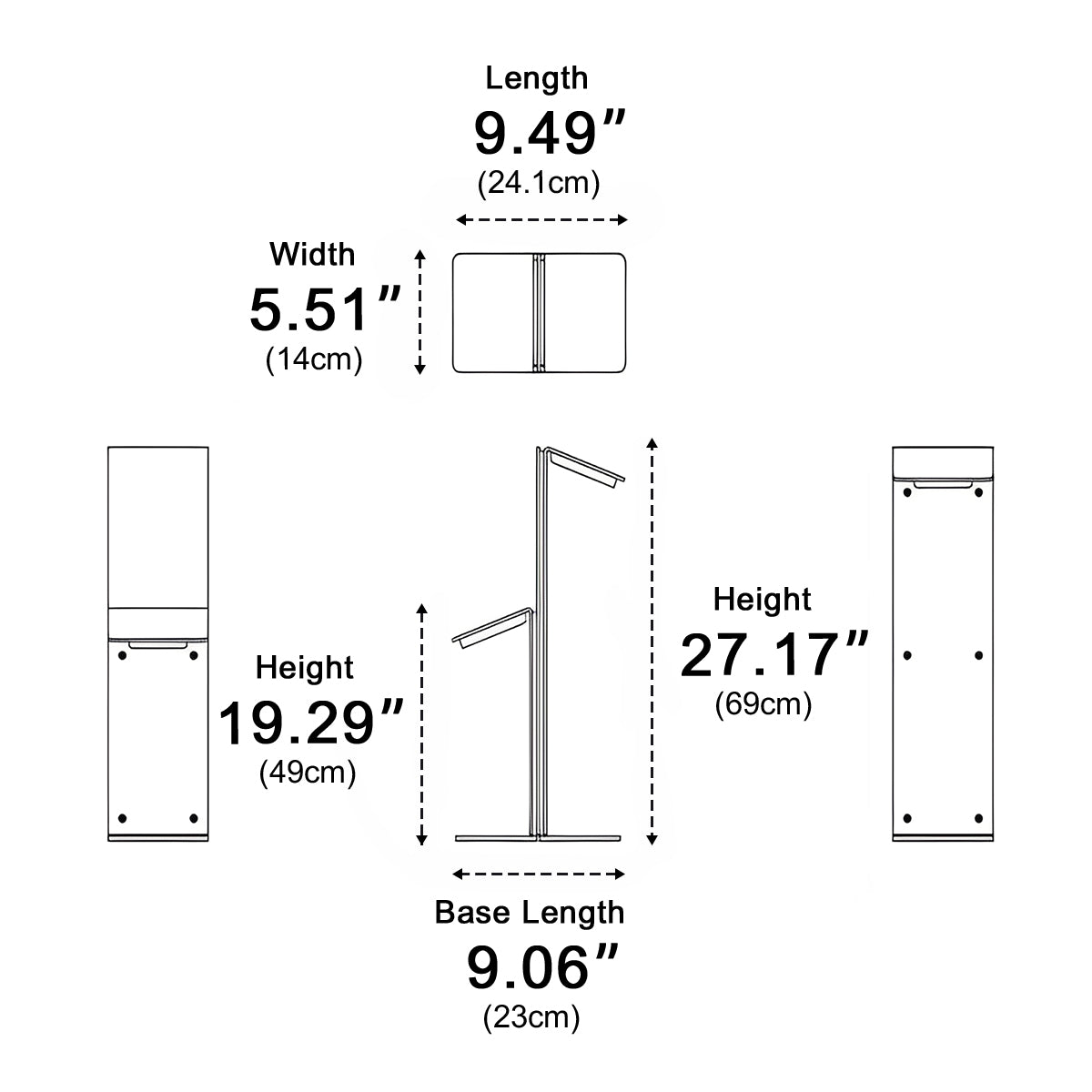 Modern Waterproof LED Outdoor Landscape Pathway Lights