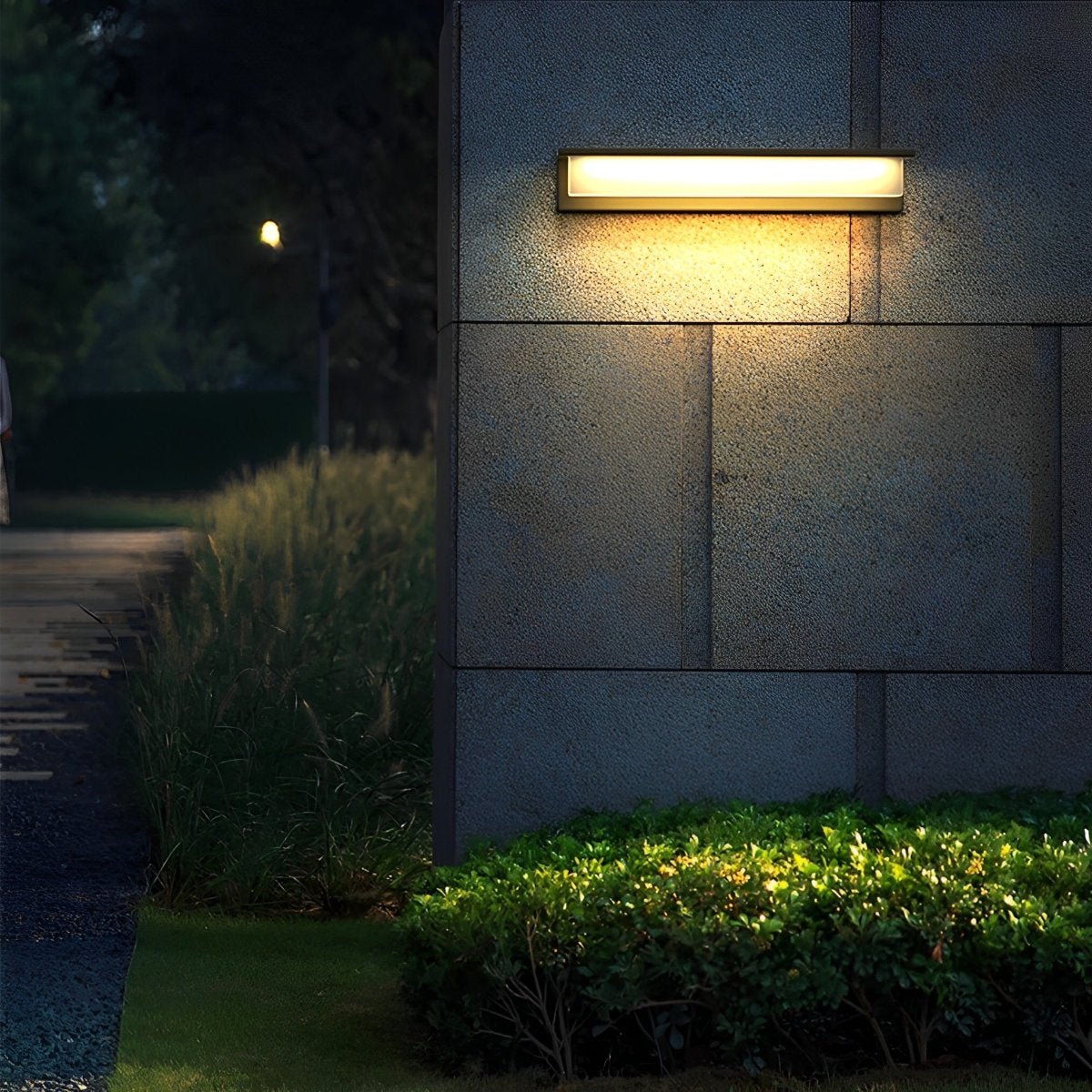Modern Waterproof LED Outdoor Long Strip Porch Light
