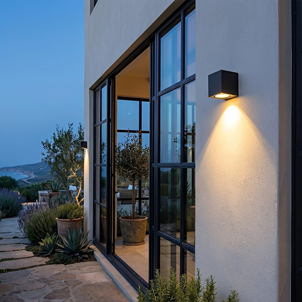 Modern Waterproof LED Outdoor Wall Washer Light - Flare Shack