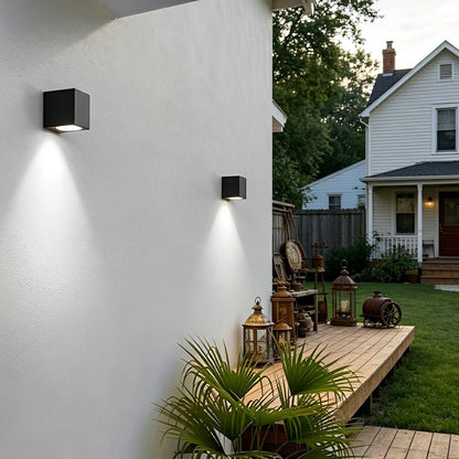Modern Waterproof LED Outdoor Wall Washer Light - Flare Shack