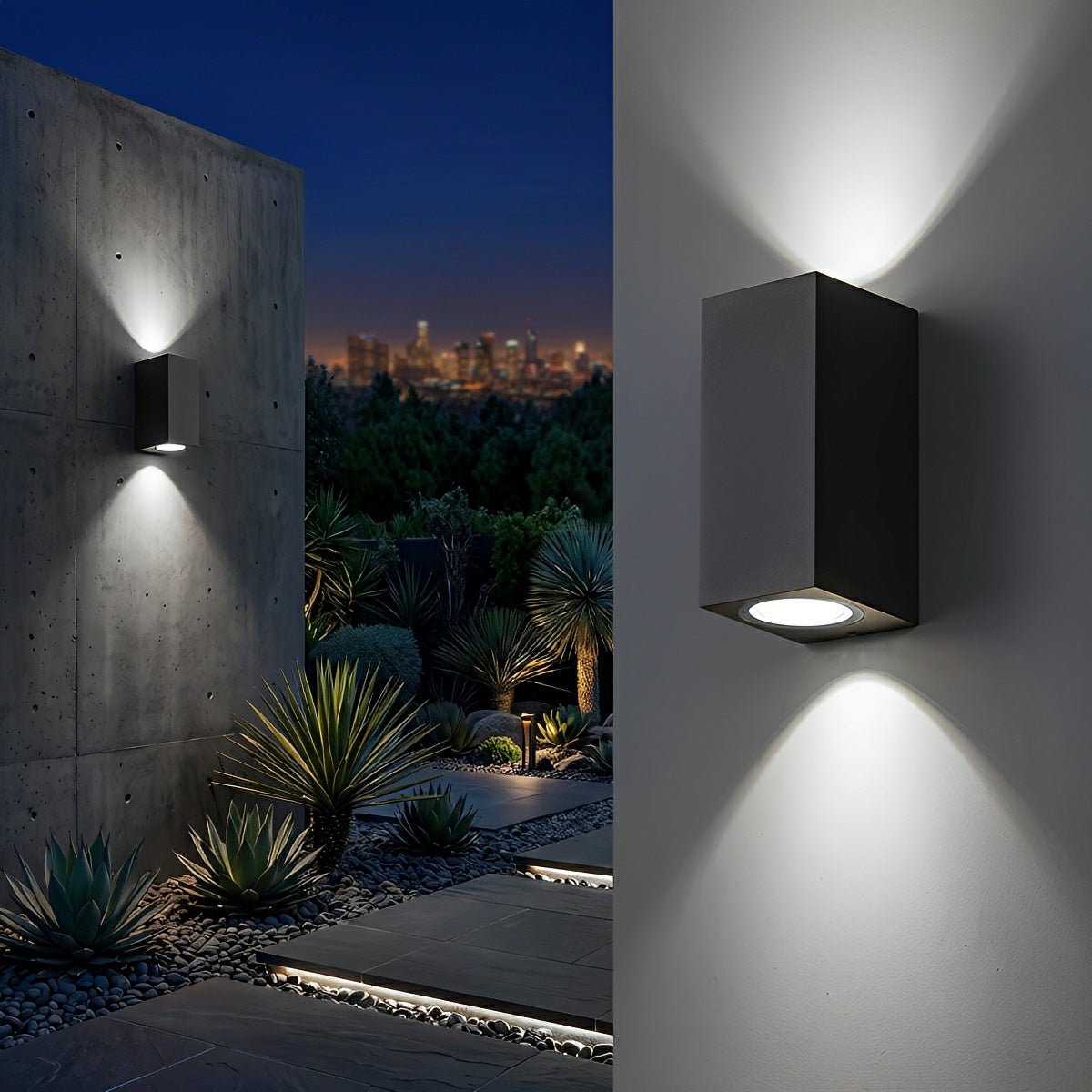 Modern Waterproof LED Outdoor Wall Washer Light - Flare Shack