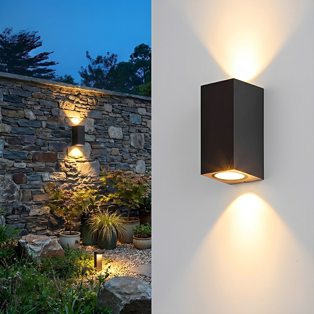 Modern Waterproof LED Outdoor Wall Washer Light - Flare Shack