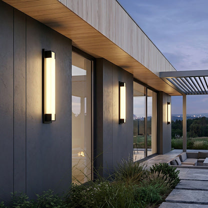 Modern Waterproof Linear Strip LED Outdoor Wall Lights
