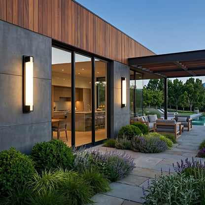 Modern Waterproof Linear Strip LED Outdoor Wall Lights