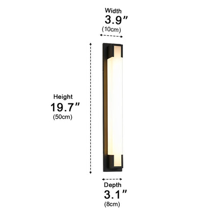 Modern Waterproof Linear Strip LED Outdoor Wall Lights