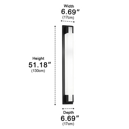 Modern Waterproof Linear Strip LED Outdoor Wall Lights