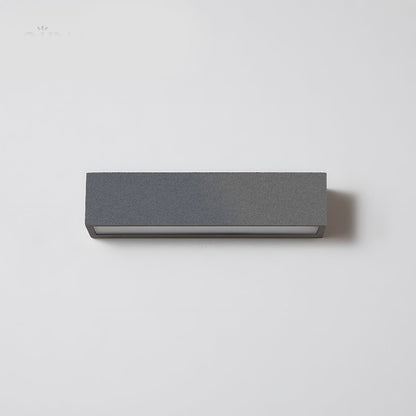 Modern Waterproof Outdoor Concrete Rectangular Up&Down LED Porch Lights