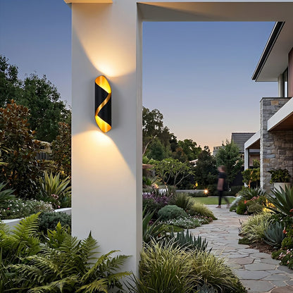 Modern Waterproof Outdoor LED Up and Down Light Wall Sconce