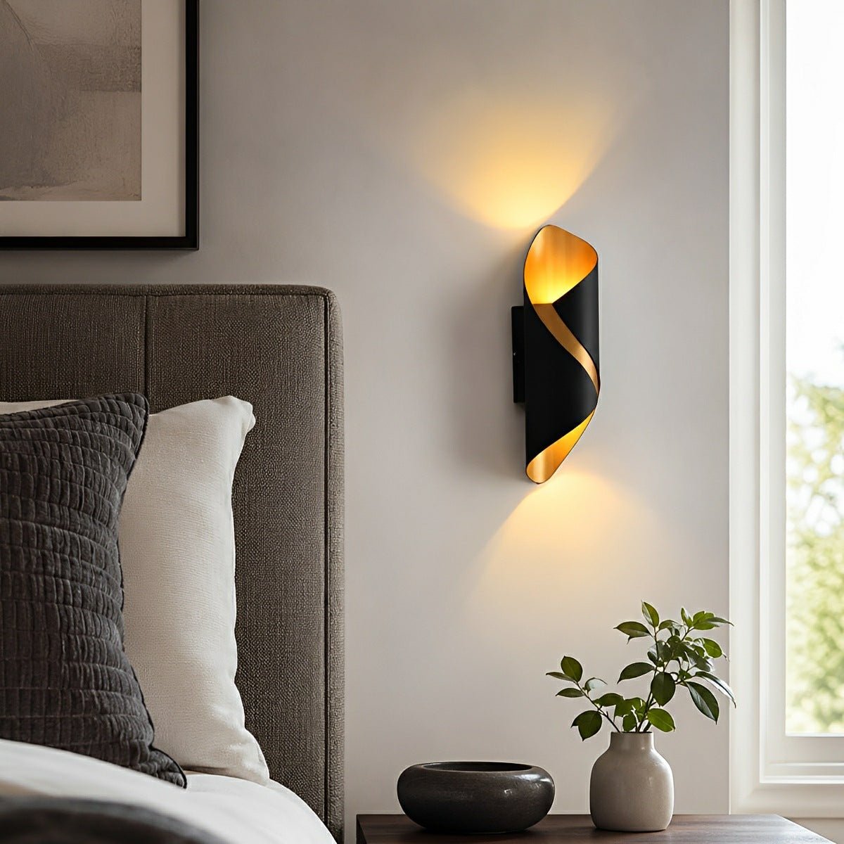 Modern Waterproof Outdoor LED Up and Down Light Wall Sconce - Flare Shack