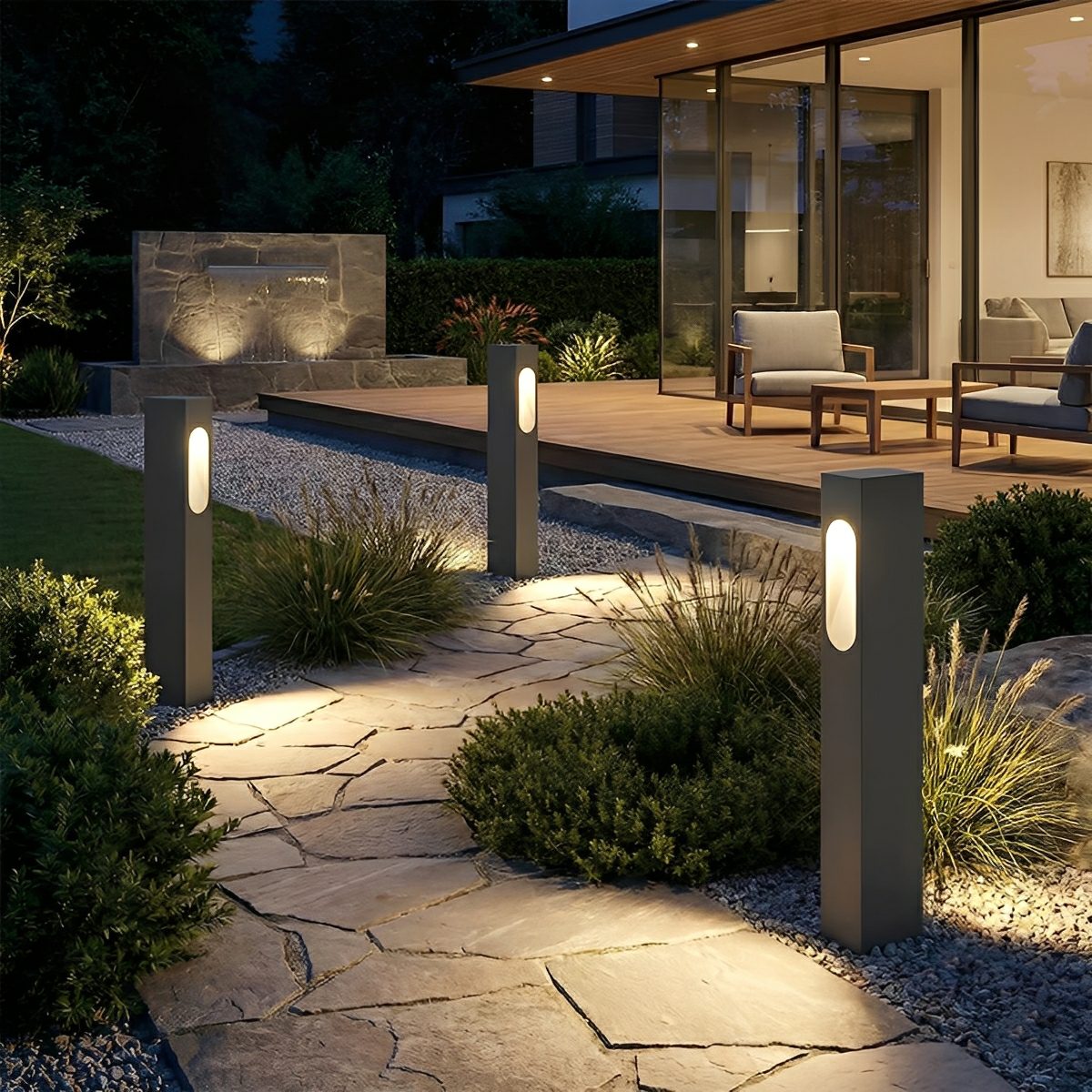 Modern Waterproof Rectangular COB Outdoor Lawn Landscape Lighting - Flare Shack