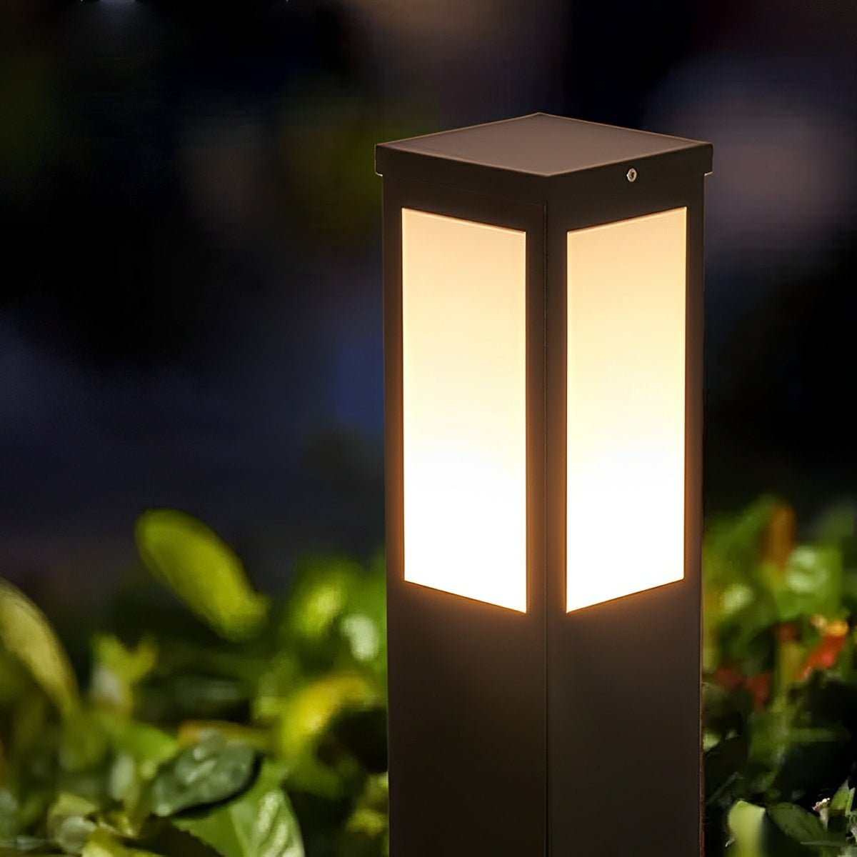 Modern Waterproof Rectangular Outdoor LED Landscape Path Lights - Flare Shack