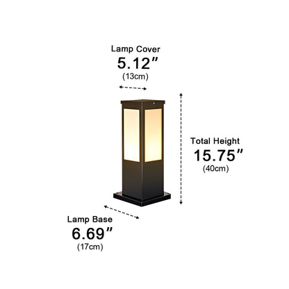 Modern Waterproof Rectangular Outdoor LED Landscape Path Lights