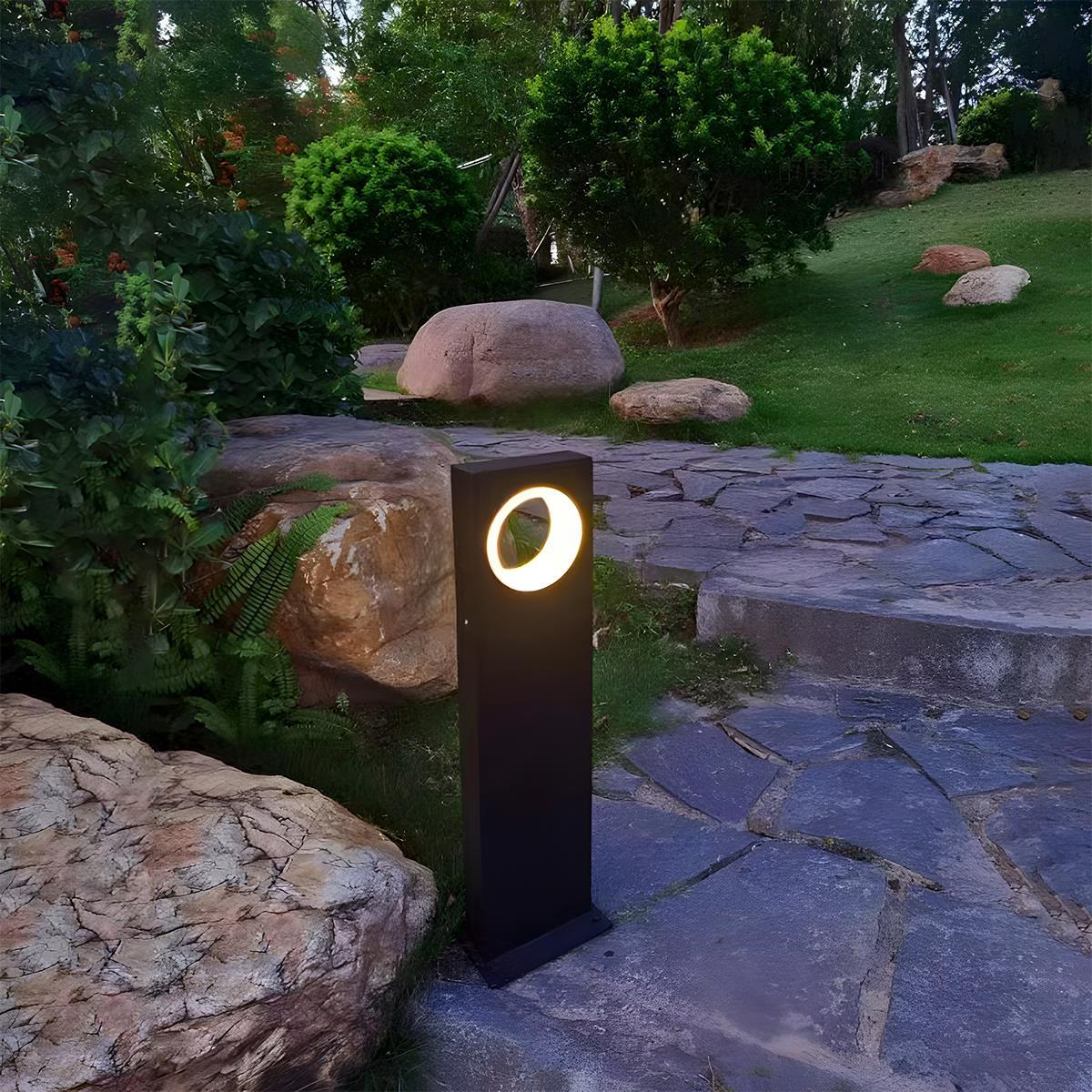 Modern Waterproof Ring-Round LED Outdoor Lawn Landscape Lighting
