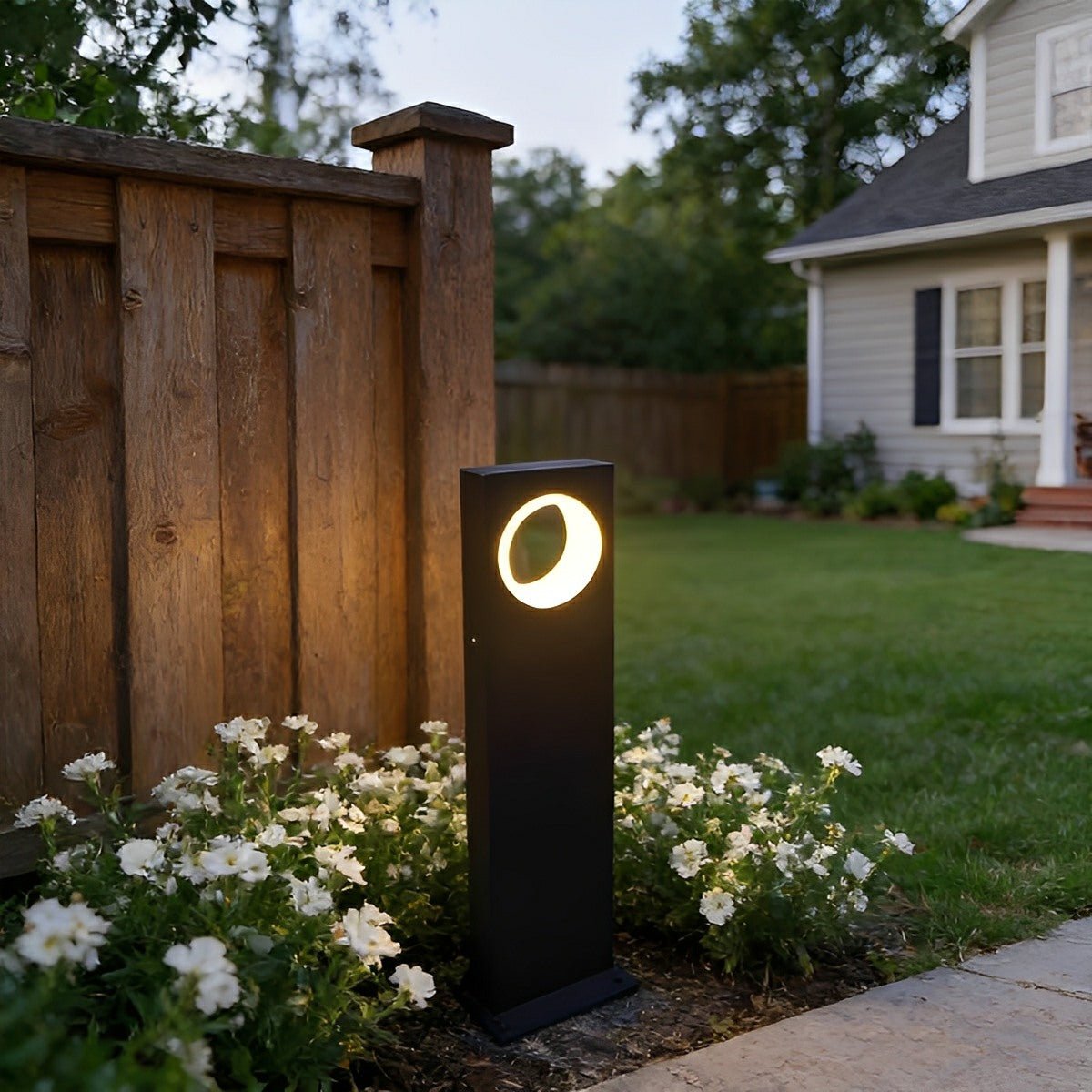 Modern Waterproof Ring-Round LED Outdoor Lawn Landscape Lighting