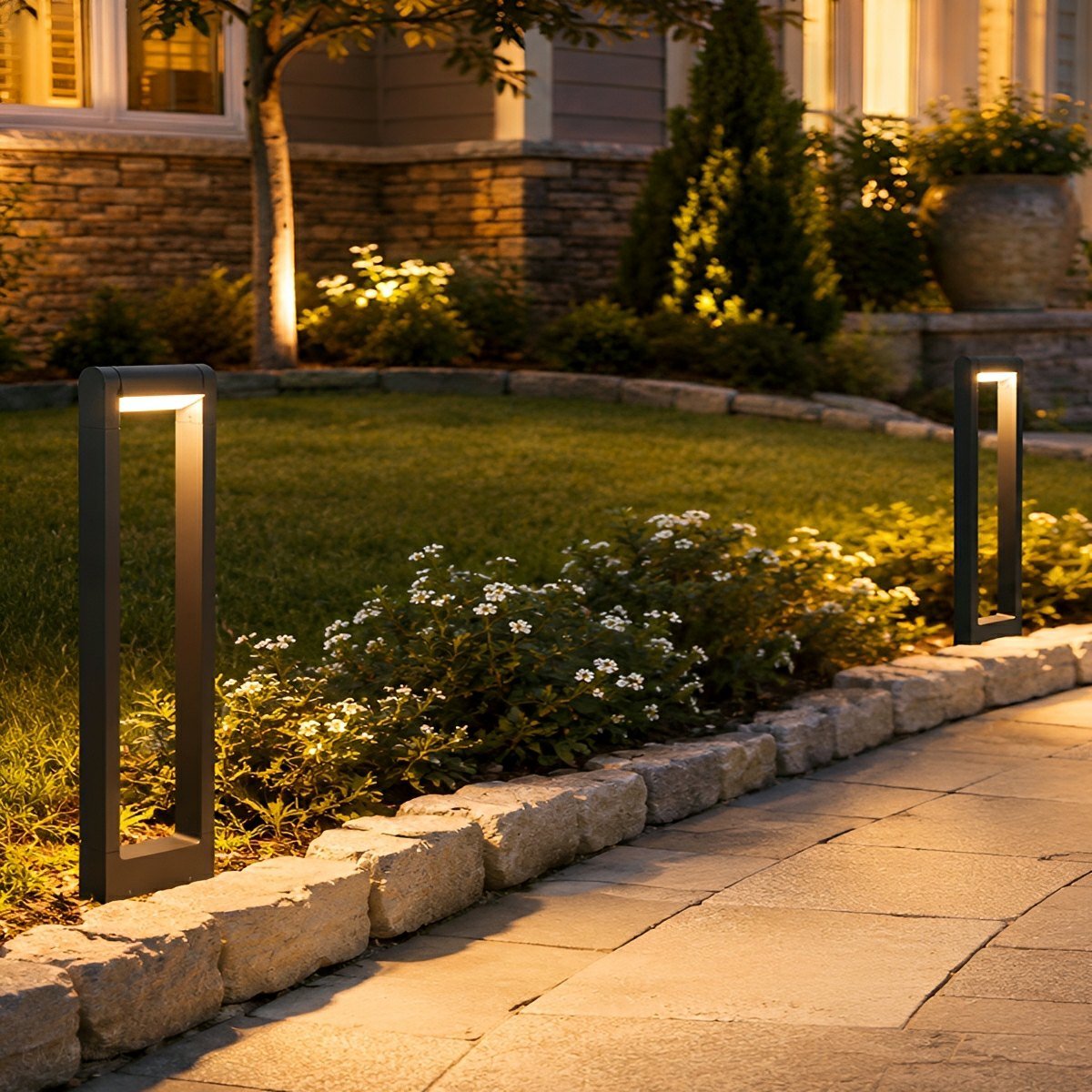 Modern Waterproof Rotatable LED Outdoor Pathway Light - Flare Shack