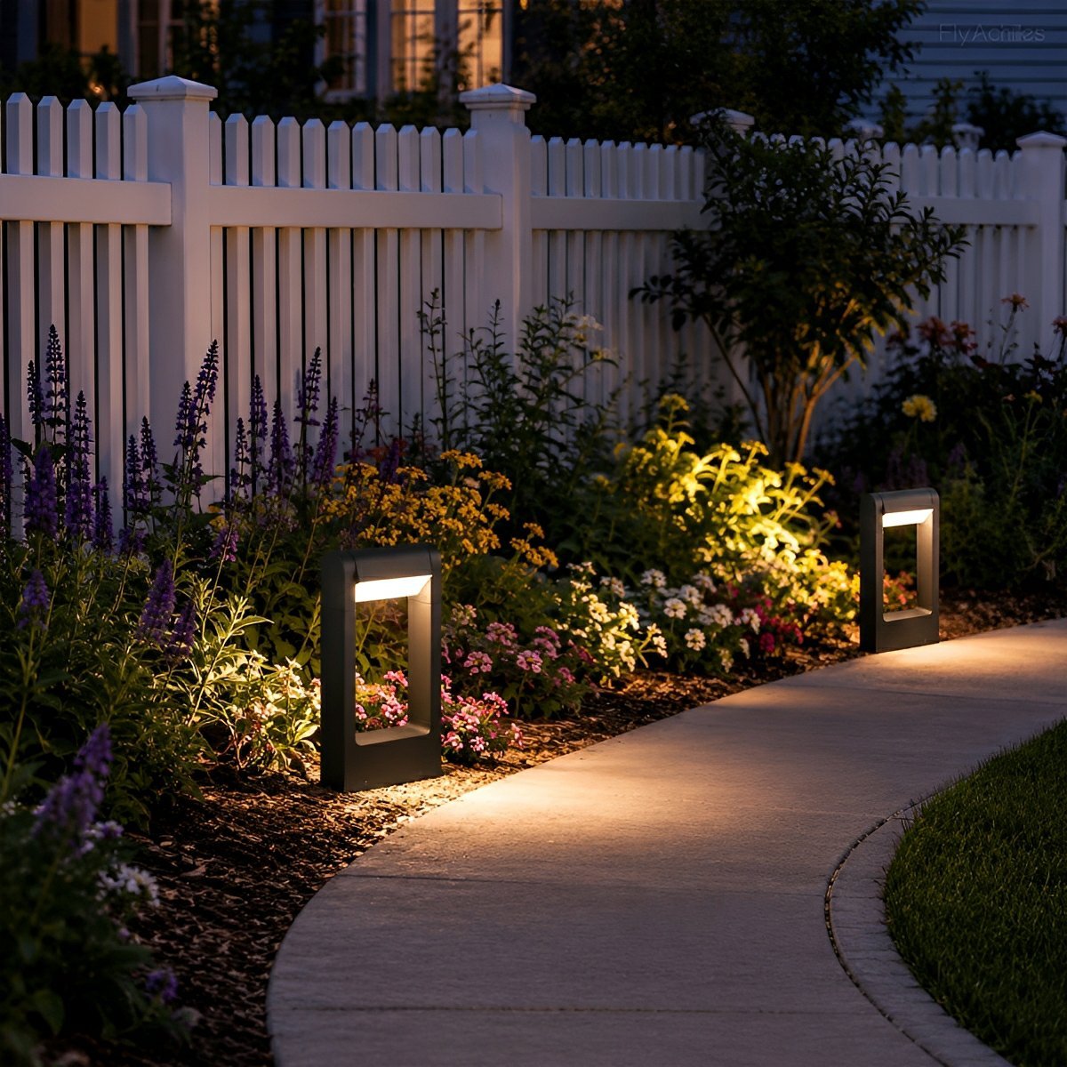 Modern Waterproof Rotatable LED Outdoor Pathway Light - Flare Shack