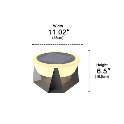 Modern Waterproof Round LED Outdoor Post Lights